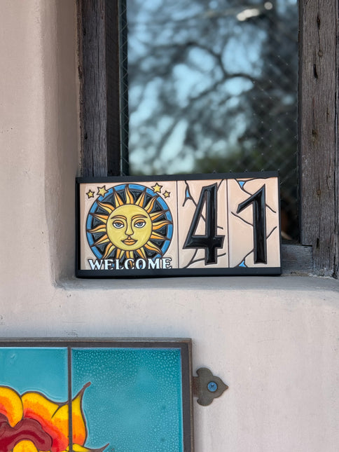 Metal Frame for Earthtones Tile House Number & Art Tiles