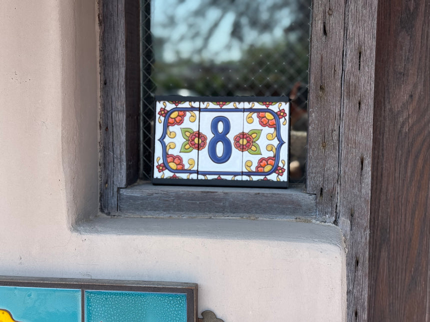 Metal Frame for Earthtones Tile House Number & Art Tiles
