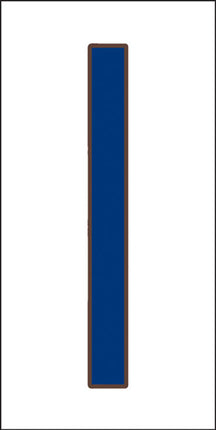 Cobalt Blue on White Letter and Symbol Tiles