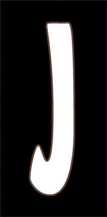 White on Black Letter and Symbol Tiles