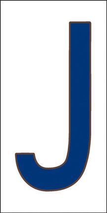 Cobalt Blue on White Letter and Symbol Tiles