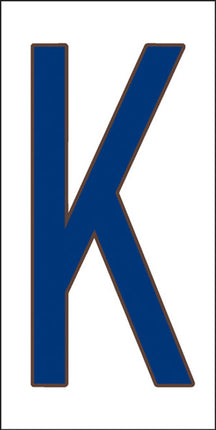 Cobalt Blue on White Letter and Symbol Tiles