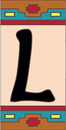 Southwest Letter and Symbol Tiles