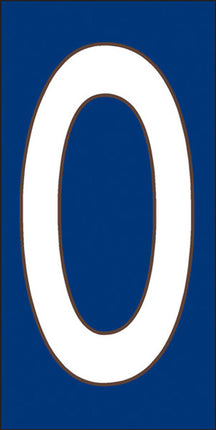 White on Cobalt Blue Letter and Symbol Tiles