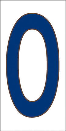 Cobalt Blue on White Letter and Symbol Tiles