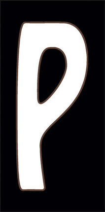 White on Black Letter and Symbol Tiles
