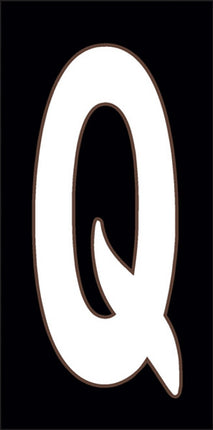 White on Black Letter and Symbol Tiles