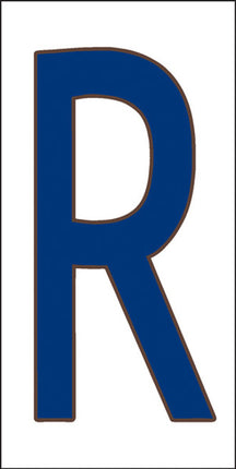 Cobalt Blue on White Letter and Symbol Tiles