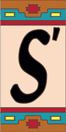 Southwest Letter and Symbol Tiles