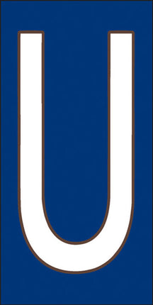 White on Cobalt Blue Letter and Symbol Tiles