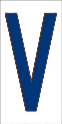 Cobalt Blue on White Letter and Symbol Tiles