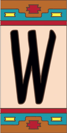 Southwest Letter and Symbol Tiles
