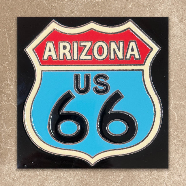 Route 66 Arizona Sign Tile (8142)