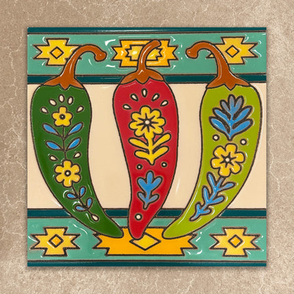 Chili Trio Tile (7728)