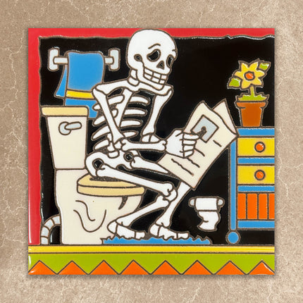 Day of the Dead Head Tile (6436)