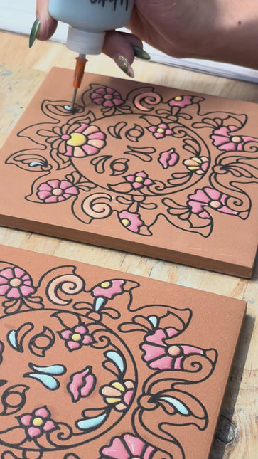 Talavera Sunface Tile (7828)